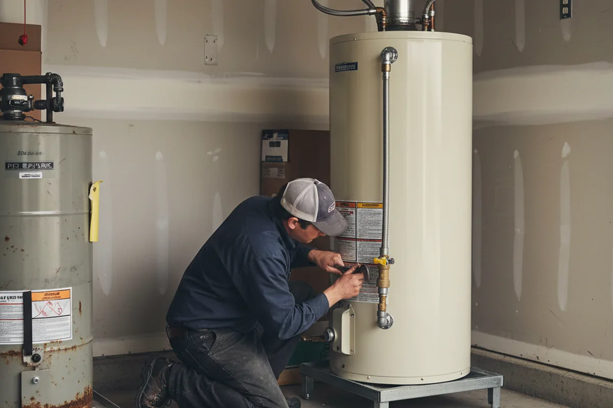 Water heater and shutoff valve replacement in Primm Springs